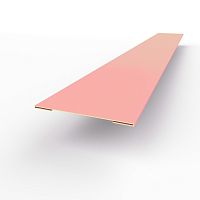 Планка стыковочная RAL 3016 оцинкованная c порошковым покрытием 0,45мм