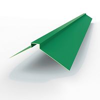 Конек фигурный оцинкованный c порошковым покрытием 0,45мм RAL 6032