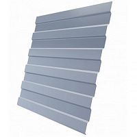 Профнастил С8 RAL 9006 бело-алюминиевый 0,5 мм Satin Grand Line