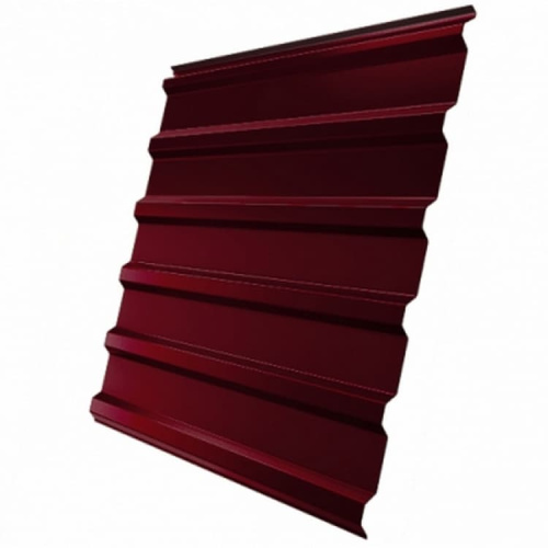 Профнастил С20 RAL 3005 винно-красный 0,5 мм Satin Grand Line Профнастил С20 RAL 3005 винно-красный 0,5 мм Satin Grand Line