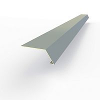 Карнизная планка RAL 7001 оцинкованная c порошковым покрытием 0,45мм