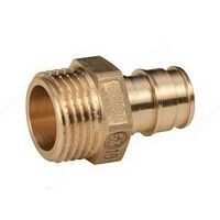 Муфта латунная GX107 Дн 25х1/2" наружн. резьба Giacomini Италия