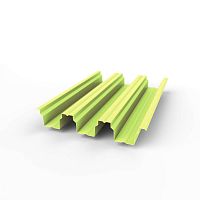 Профнастил оцинкованный с полимерным покрытием полиэстер Н114 buildstor 1х646мм RAL 1026 Люминесцентный жёлтый