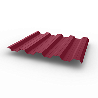 Профнастил НС44 (RAL 4002) 0,4х1047мм оцинкованный, с полимерным покрытием (Полиэстер)
