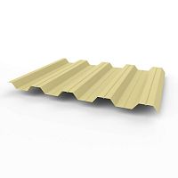 Профнастил оцинкованный с полимерным покрытием полиэстер НС44 buildstor 0,65х1047мм RAL 1014 Слоновая кость