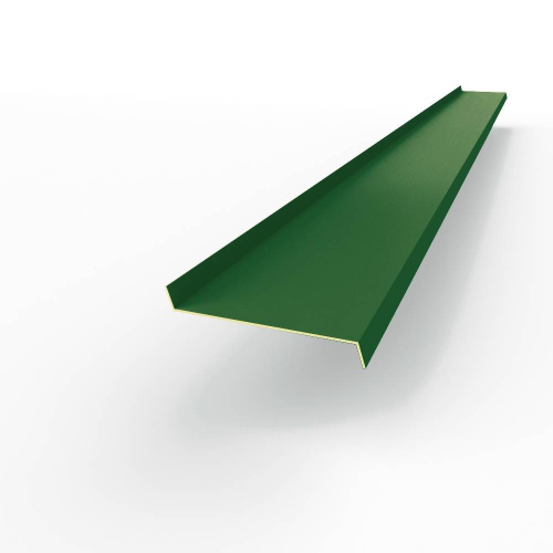 Отлив оконный оцинкованный c порошковым покрытием 1,5мм ширина более 625 мм RAL 6035