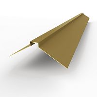 Конек фигурный оцинкованный c порошковым покрытием 0,45мм RAL 8000
