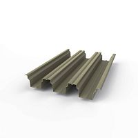 Профнастил оцинкованный с полимерным покрытием полиэстер Н114 buildstor 1х646мм RAL 7003 Серый мох