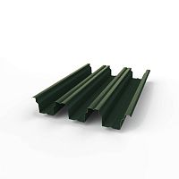 Профнастил оцинкованный с полимерным покрытием полиэстер Н114 buildstor 1х646мм RAL 6009 Пихтовый зелёный