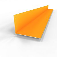 Планка угла внутренняя RAL 1033 оцинкованный c порошковым покрытием 0,45мм