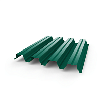 Профнастил Н75 - 0,7 (RAL 6016) с полимерным покрытием (полиэстер)