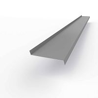 Отлив оконный оцинкованный c порошковым покрытием 1,2мм ширина менее 625 мм RAL 7030
