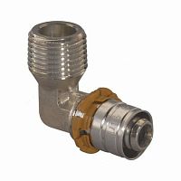 Угольник латунный S-PRESS PLUS Дн 16х1/2" 90 гр. Ру10 НР пресс Uponor Финляндия
