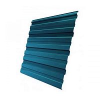 Профнастил С10 RAL 5001 зелёно-синий 0,5 мм Quarzit lite Grand Line