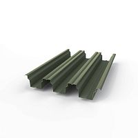 Профнастил оцинкованный с полимерным покрытием полиэстер Н114 buildstor 0,9х646мм RAL 7009 Зелёно-серый