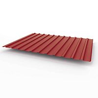 Профнастил оцинкованный с полимерным покрытием полиэстер С10 buildstor 0,5х1180мм RAL 3003 Рубиново-красный