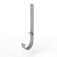 Крепление желоба водосточного короткое c порошковым покрытием ф150x350мм RAL 7040