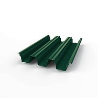 Профнастил оцинкованный с полимерным покрытием полиэстер Н114 buildstor 0,9х646мм RAL 6005 Зелёный мох