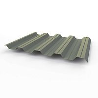 Профнастил оцинкованный с полимерным покрытием полиэстер НС44 buildstor 0,45х1047мм RAL 7005 Мышино-серый
