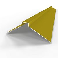 Конек фигурный оцинкованный c порошковым покрытием 0,45мм RAL 1026