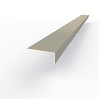 Лобовая планка (RAL 7036) оцинкованная, с порошковым покрытием 0,45 мм