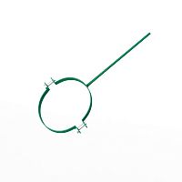 Крепление водосточный трубы сварное оцинкованное порошок ф90х10х250мм RAL 6032