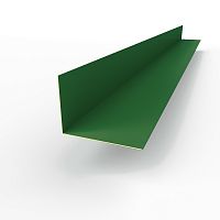 Угол внутренний RAL 6002 оцинкованный с порошковым покрытием  0,45 мм