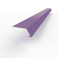 Карнизная планка RAL 4005 оцинкованная c порошковым покрытием 0,45мм