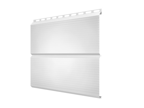ЭкоБрус 0,345 Gofr Grand Line 0,5 Satin с пленкой RAL 9003 сигнальный белый