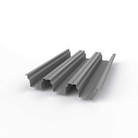 Профнастил оцинкованный с полимерным покрытием полиэстер Н114 buildstor 1х646мм RAL 7030 Каменно-серый