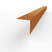 Планка угла внешнего RAL 8023 оцинкованная c порошковым покрытием 0,45мм